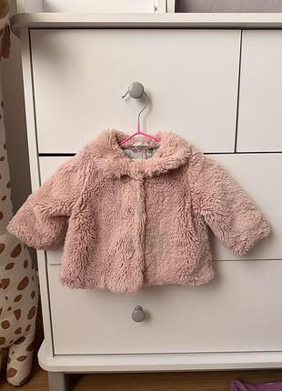 Еко шубка zara 3-6 місяців 68см