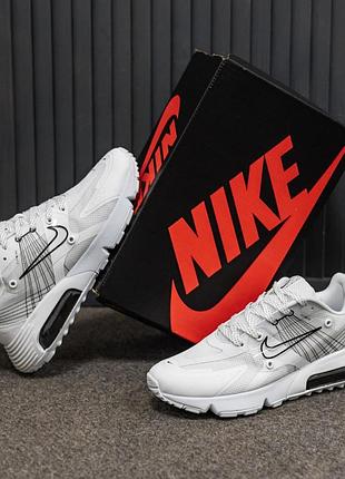 Мужские кроссовки белые легкие удобные nike air max