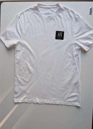 Футболка armani exchange біла