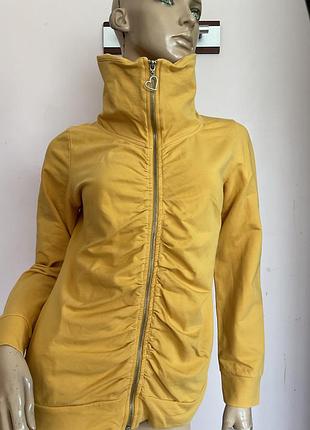 Желтый хлопковый кардиган/ m- l/ brend casualwear