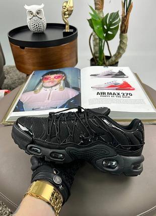 Мужские кроссовки nike air max tn plus lace toggle black 41-42-43-44-45