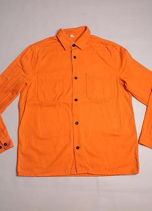 Чоловіча сорочка оверширт arket cotton twill overshirt - 52