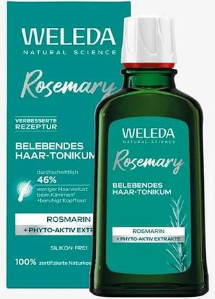 Тоник-стимулятор при потере волос weleda revitalising hair tonic with rosemary belebendes haar-tonikum