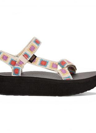 Жіночі босоніжки на платформі teva flatform universal crochet 37 розмір