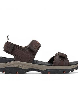 Чоловічі спортивні сандалі skechers tresmen garo коричневі 41 розмір