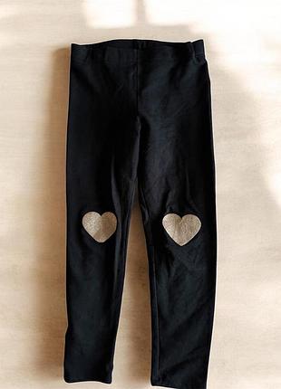 Дитячі лосини / легінси h&m з сердечками (р. 122)