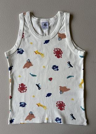 Майка дитяча petit bateau, стан ідеальний, склад 100% бавовна, на зріст 116 см
