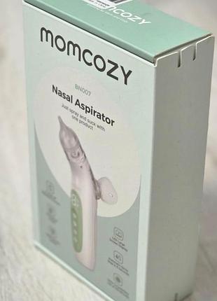 Электрический назальный аспиратор momcozy bn007 2-в-1 (со спреем)