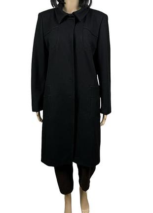 Шерстяное пальто max mara на кнопках,размер 42