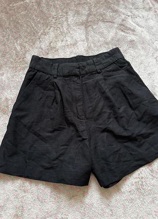 Лляні шорти - бермуди h&m