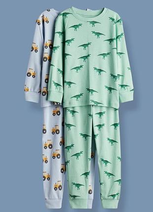 Поштучно! пижама для мальчика h&amp;m хлопок 110 116 122 128