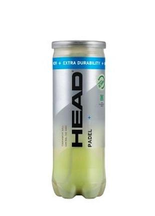 М'ячі для падел тенісу head padel pro+ 3b