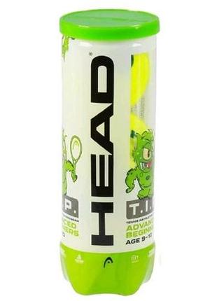М'ячі для тенісу head tip green 3b банка