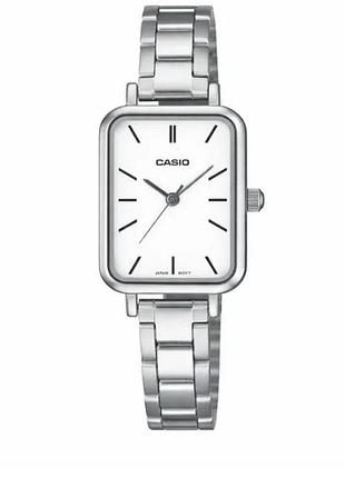 Жіночий годинник casio ltp-v009d-7e, колір: білий-сріблястий, женские часы