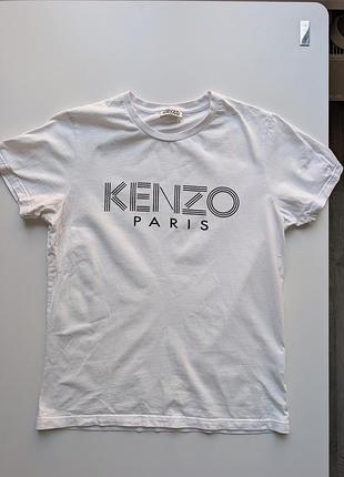 Kenzo, біла футболка