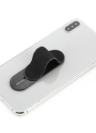 Держатель для пальца для смартфона lab31 finger grip с функцией подставки, черный