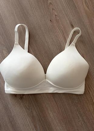 Білий мʼякий бюст без кісточок primark