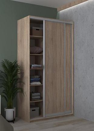 Шкаф-купе двухдверный doros сити лайт 120х60х225 см дуб сонома (drs-011091)