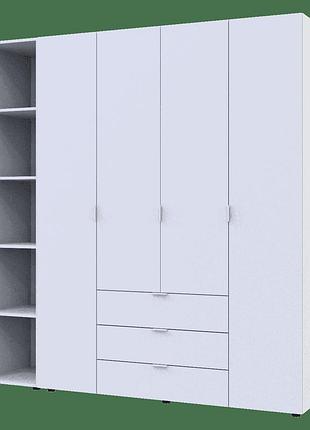 Комплект шкафов для одежды doros гелар (2 шт.) 193,2х49,5х203,4 см белый (drs-011183)
