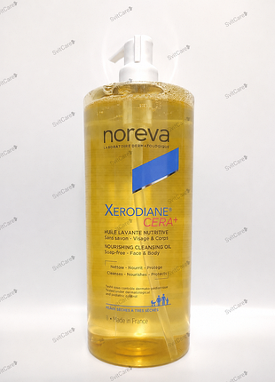 Noreva xerodiane cera+ huile lavante очищувальна олія 1л