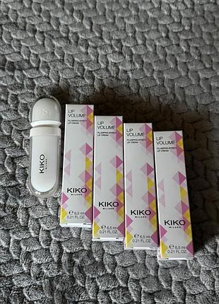 Бальзам-блиск для збільшення об'єму губ kiko milano volume lip volume