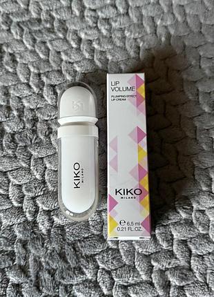 Бальзам-блиск для збільшення об'єму губ kiko milano volume lip volume