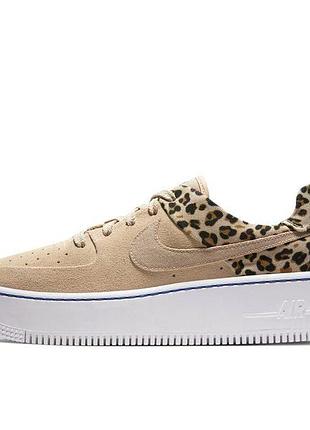 Nike air force 1 (42) 27см sage low animal кроссовки жеэнсие замшевые
