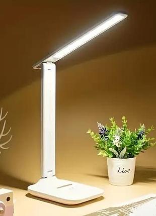 Настольная led лампа с аккумулятором, лампа для обучения чтению ночник