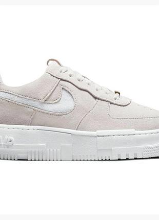 Nike air force 1 pixel (38.5-39) 25см женские кроссовки замшевые оригинал