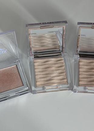 Три корейські хайлайтери clio prism highlighter + glass & highlighter