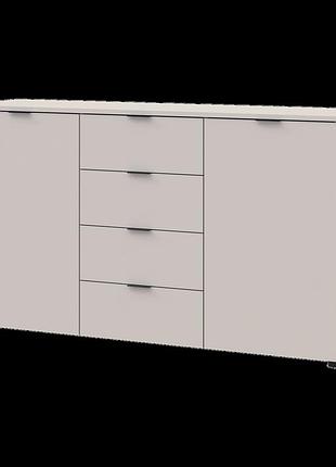 Комод в спальню doros рон 5 140х38х81 см кашемир (drs-011456)