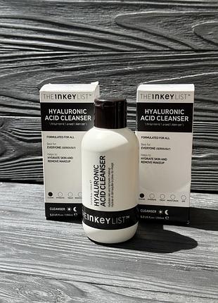 The inkey list hyaluronic acid cleanser — делікатний зволожувальний гель для вмивання