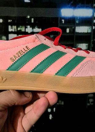 Женские кроссовки аdidas gazelle indoor w court green(оригинал)38-24см.