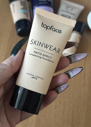 Тональний крем topface skinwear matte effect spf 15