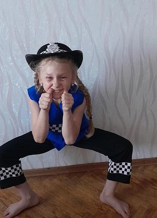 Костюм полисмен, полиция. размер 5-7 лет