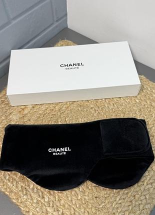 Розкішна оксамитова маска для сну chanel beauté оригінал ☝️ відправка здійснюється після повної оплати на карту.