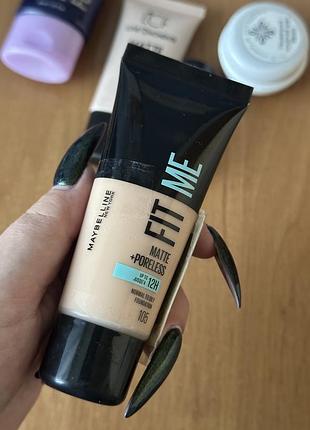 Тональний крем maybelline new york fit me matte poreless foundation