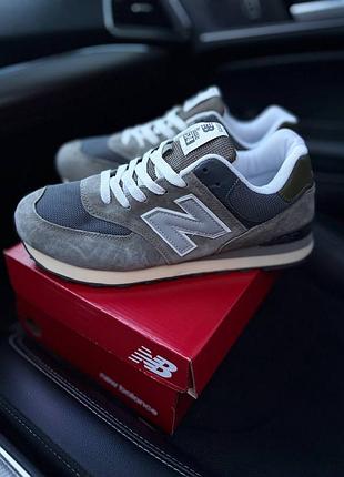 New balance 574 графіт
