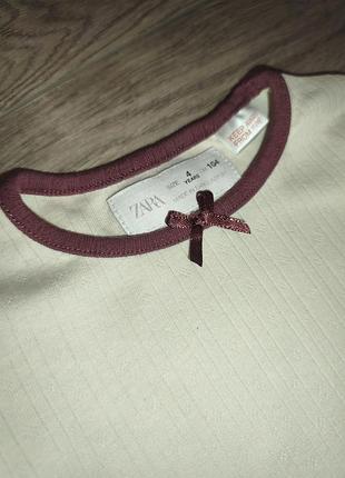 Реглан кофта хлопок рубчик zara 3