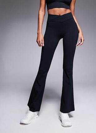 Bo+tee sculpt  женские клешеные спортивные-тренировочные лосины
