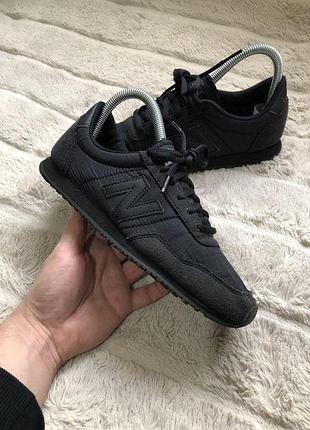 Nb 396 new balance (37.5-38) 24-24.5см женские кроссовки черные замша