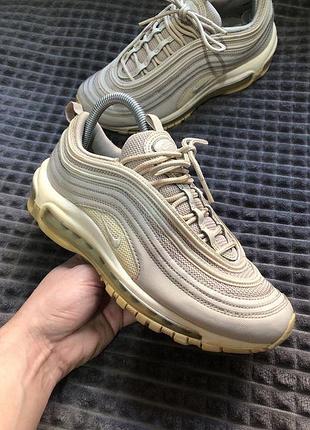 Nike air max 97 (38.5-39) 25см desert sand женские кроссовки оригинал