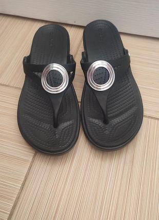 Оригинальные шлепанцы crocs, w8, 38 р., 25 см