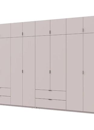 Шафа для одягу doros лукас кашемір 4+4 дсп 340х50х240 drs-011721 (42005140)