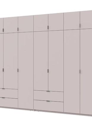 Шафа для одягу doros лукас кашемір 3+4 дсп 295х50х240 drs-011717 (42005124)