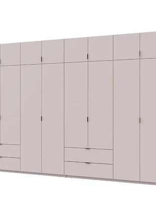 Шкаф для одежды doros лукас кашемир 4+4 дсп 360х50х240 drs-011722 (42005144)