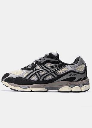 Asics gel nyc 'oatmeal obsidian grey' 📦