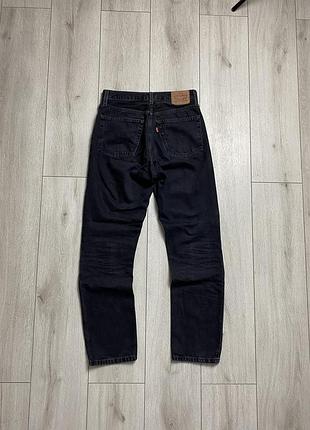 Чорні джинси levis 501, w26 l30