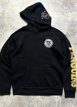 Худи черное pittsburgh penguins nhl