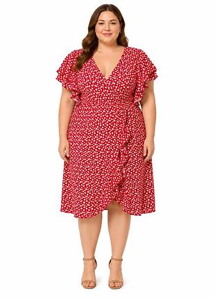 Сукня в квітковий принт shein 4xl батал плюс сайз